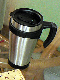 stainless steel travel mug