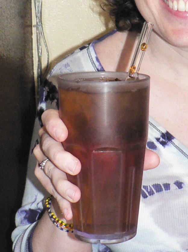 GlassDharma reusable glass drinking straw