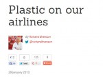 Virgin America — a Step on the Plastic Reducing Path