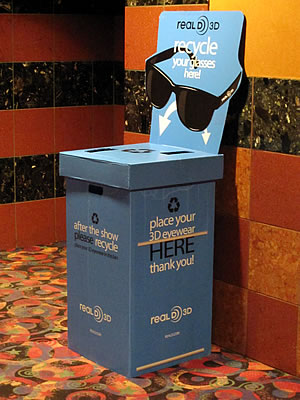 3D glasses recycling box 3D glasses recycling box