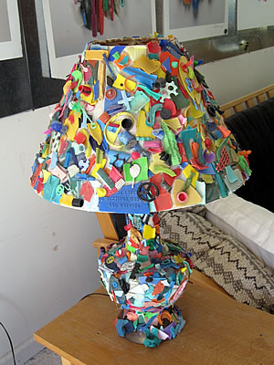 plastic mosaic lamp plastic mosaic lamp