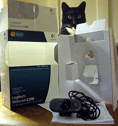 Logitech webcam 210 packaging Logitech webcam 210 packaging