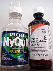 Nyquil and Codeine Cough Syrups