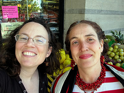 Tracey TieF and Beth Terry in front of Berkeley Bowl, Berkeley CA, 2010 Tracey TieF and Beth Terry in front of Berkeley Bowl, Berkeley CA, 2010