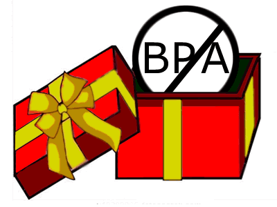 BPA ban in a gift box