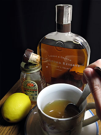 Honey, Lemon, Bourbon cough syrup