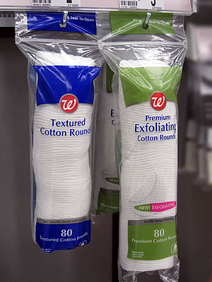 cotton rounds in plastic packaging cotton rounds in plastic packaging