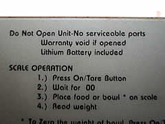 Thinner digital scale