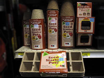 natural fiber starter pots