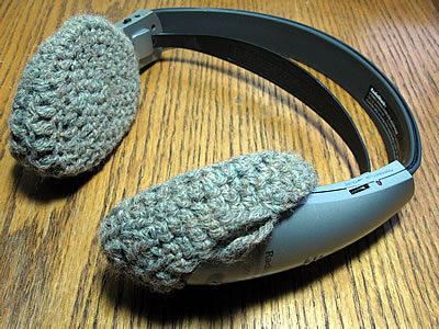 crocheted headphone ear pads crocheted headphone ear pads