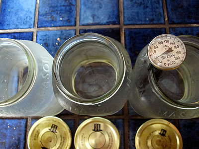 mason jars filled with water mason jars filled with water