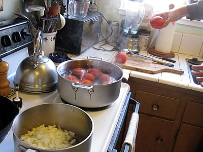 making homemade ketchup making homemade ketchup
