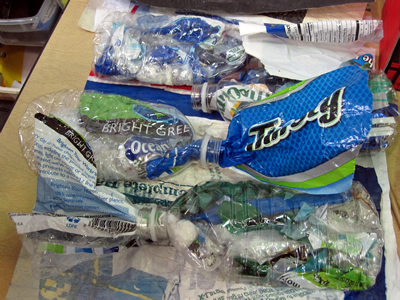 plastic quilt project plastic quilt project