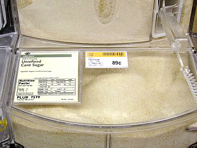 organic bulk sugar from Whole Foods organic bulk sugar from Whole Foods