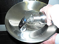 fill bottle from water fountain at airport