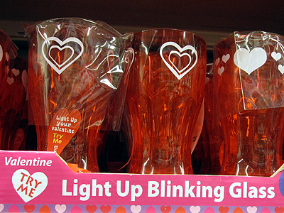Valentine's Day blinking glasses Valentine's Day blinking glasses