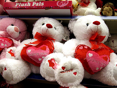 Valentine's Day plush bears Valentine's Day plush bears