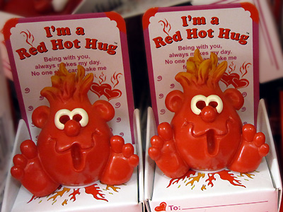 Valentine's Day red hot hug Valentine's Day red hot hug